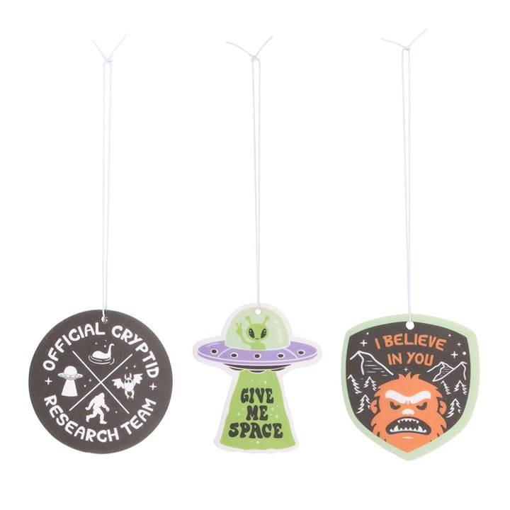 Set of 6 Camp Cryptid Scented Air Fresheners, image 3 of 3