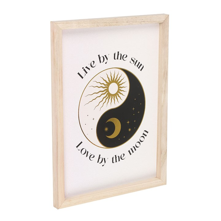 Yin Yang Framed Wall Art Print, image 3 of 3