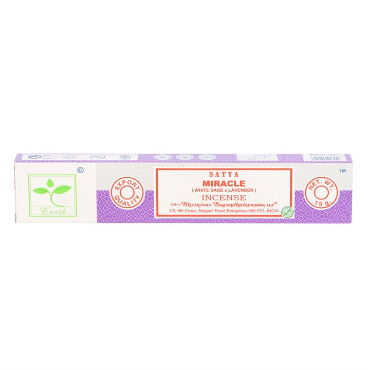Set of 6 Earth Satya Miracle Incense (12/50), image 2 of 2