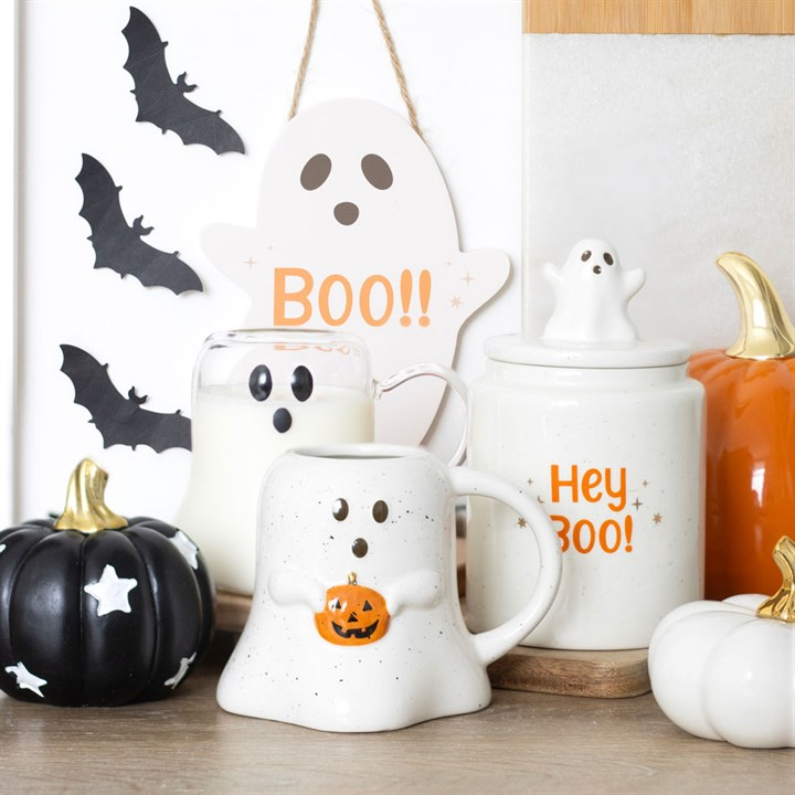 Hey Boo Ghost Storage Jar, image 6 of 6