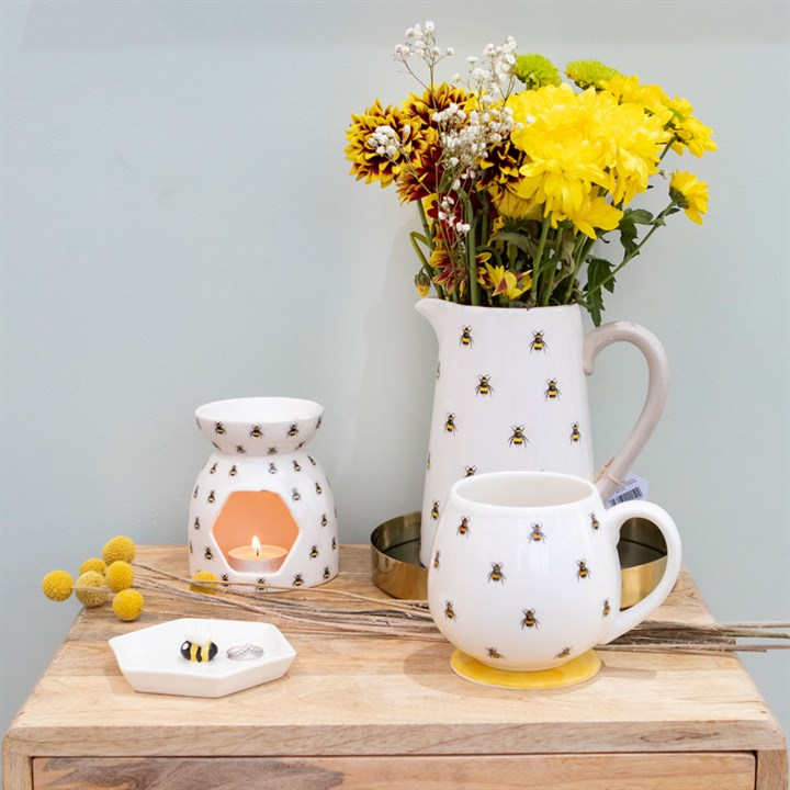 All Over Bee Print Oil Burner, image 5 of 5