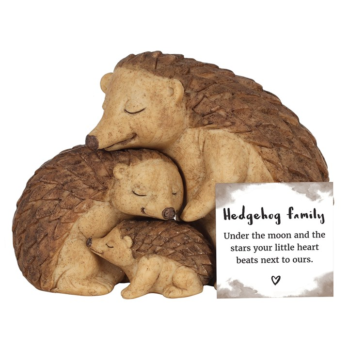 Hedgehog Family Ornament, image 4 of 4