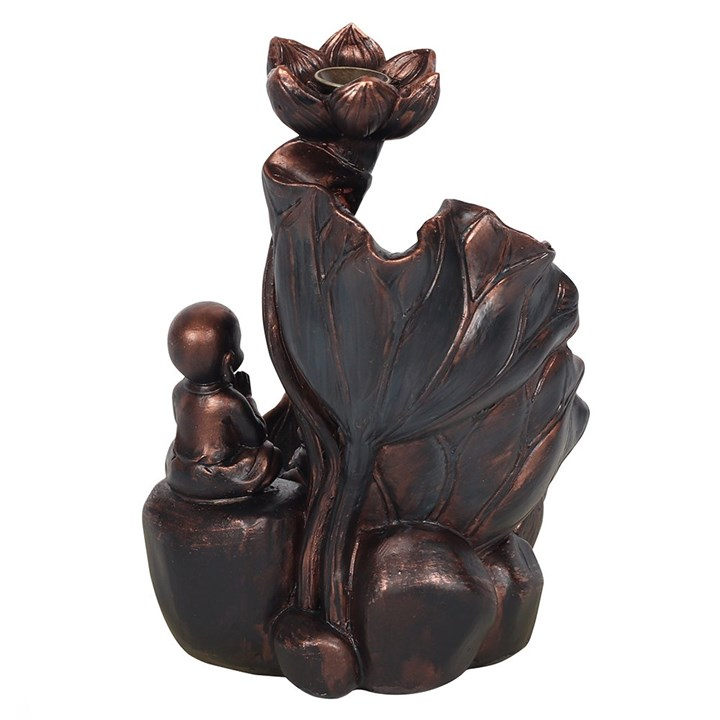 Bronze Effect Buddha Backflow Incense Burner, image 3 of 3