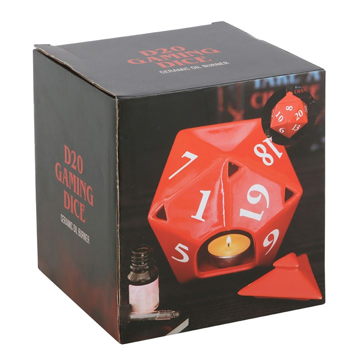 D20 Gaming Dice Shaped Oil Burner, image 6 of 6