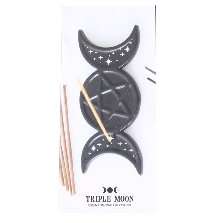 Spellbound Secrets Triple Moon Incense Stick Holder, image 6 of 6