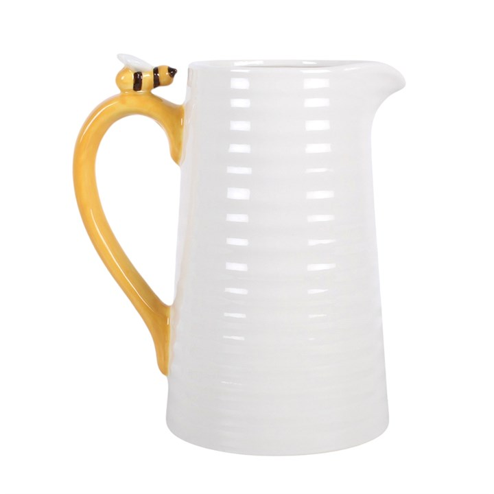 3D Daisy and Honey Bee Ceramic Flower Jug, image 5 of 5