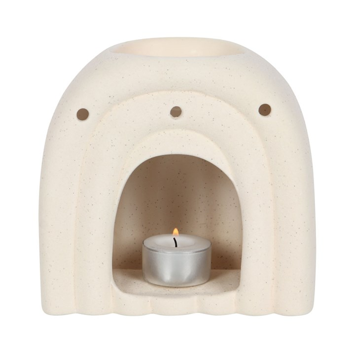 Cream Speckle Arch Oil Burner, image 4 of 4