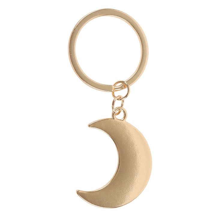 Blue Moon Phase Crescent Moon Keyring, image 4 of 4