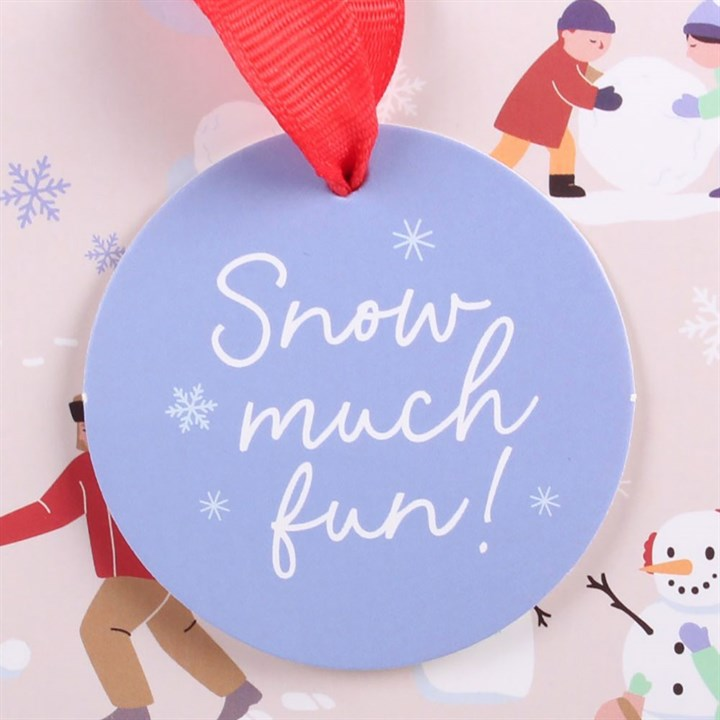 Snow Much Fun Print Gift Bag, image 6 of 6