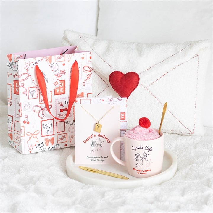 Valentine Postage Stamp Print Gift Bag, image 5 of 5
