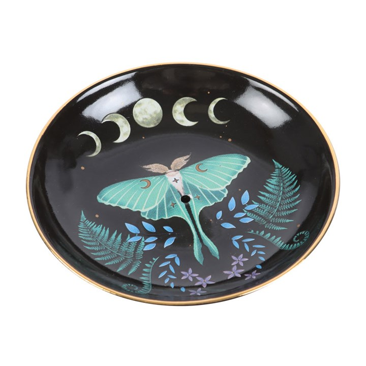 Luna Moth Ceramic Incense Plate, image 5 of 5