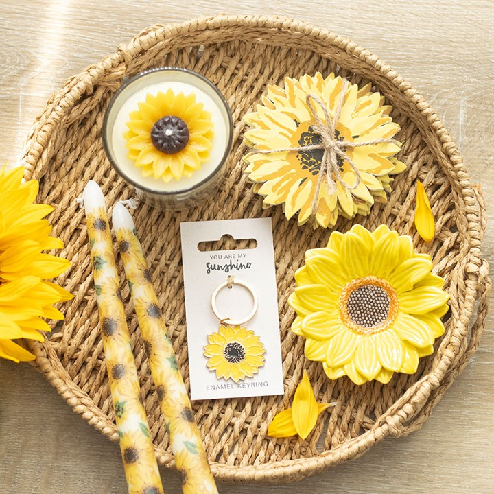 You Are My Sunshine Sunflower Keyring, image 5 of 5