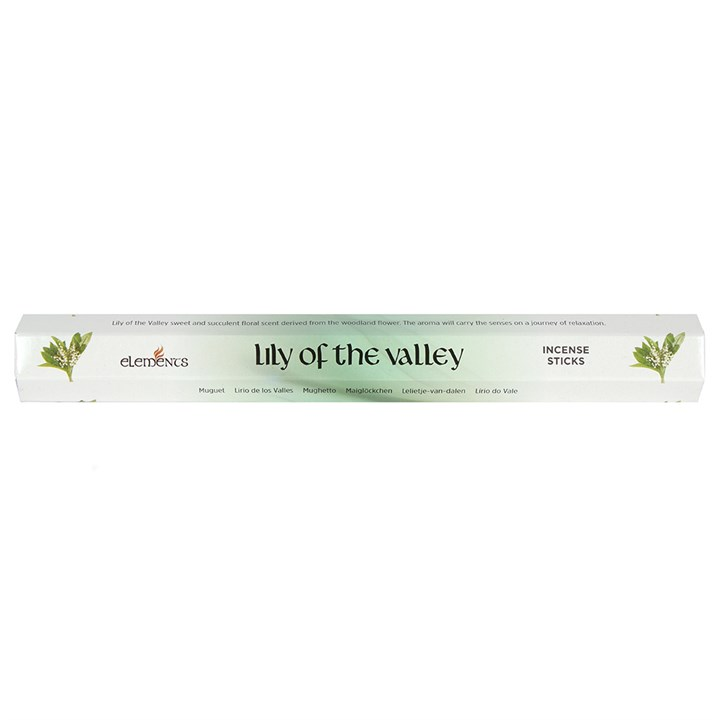 Set of 6 Packets of Elements Lily of the Valley Incense Sticks, image 2 of 2