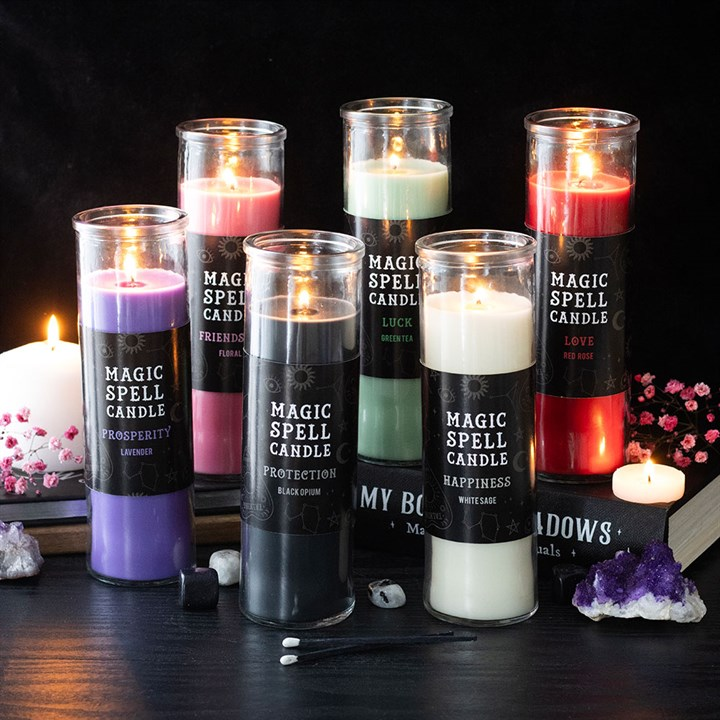 Prosperity Lavender Magic Spell Tube Candle, image 4 of 4
