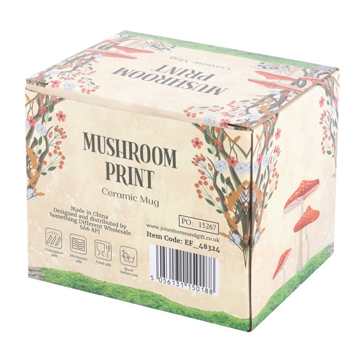 All Over Mushroom Print Mug, image 6 of 6