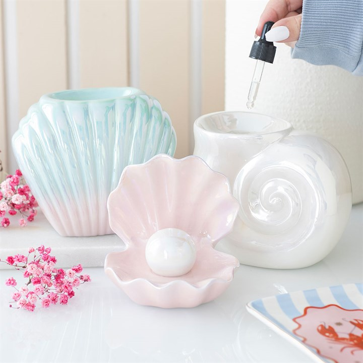 Iridescent Shell Oil Burner, image 6 of 6