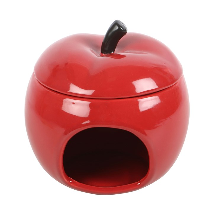 Red Apple Ceramic Oil Burner, image 4 of 4