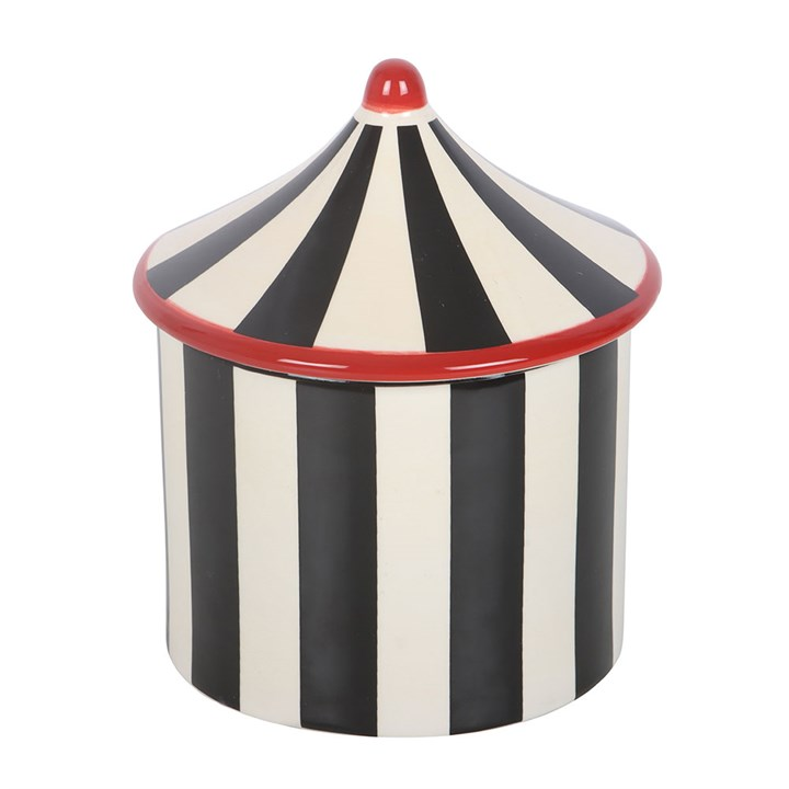 Black Striped Circus Tent Oil Burner, image 7 of 7