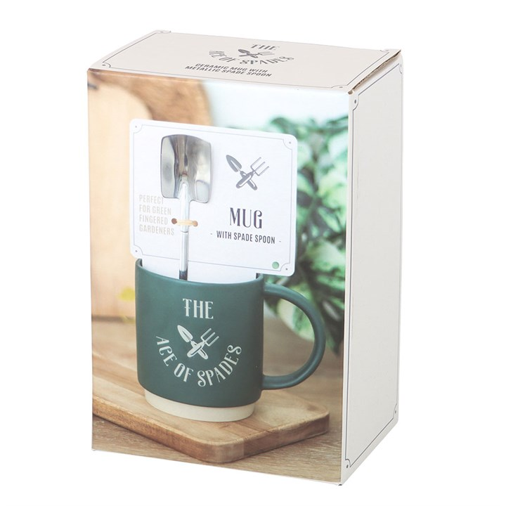 Ace of Spades Mug with Spade Spoon, image 5 of 5