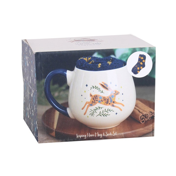Leaping Hare Mug and Socks Set, image 7 of 7