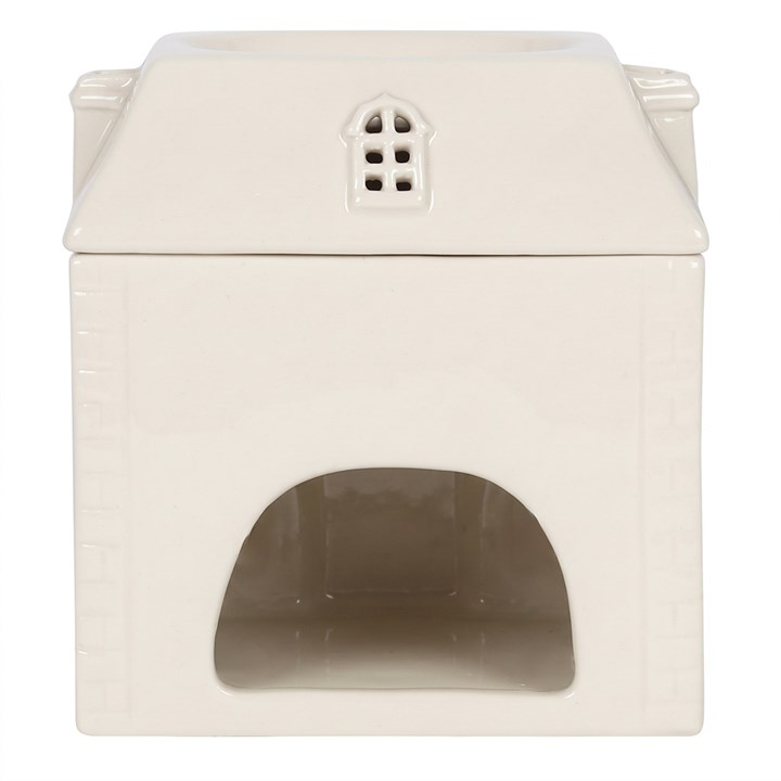 White Ceramic House Oil Burner, image 6 of 6