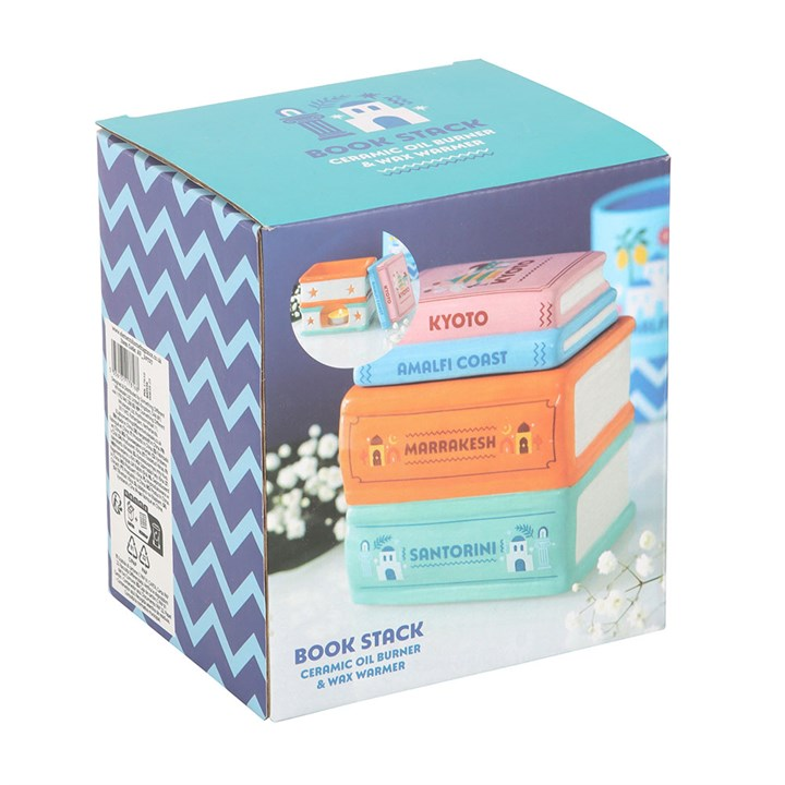 Travel Book Stack Oil Burner and Wax Warmer, image 7 of 7