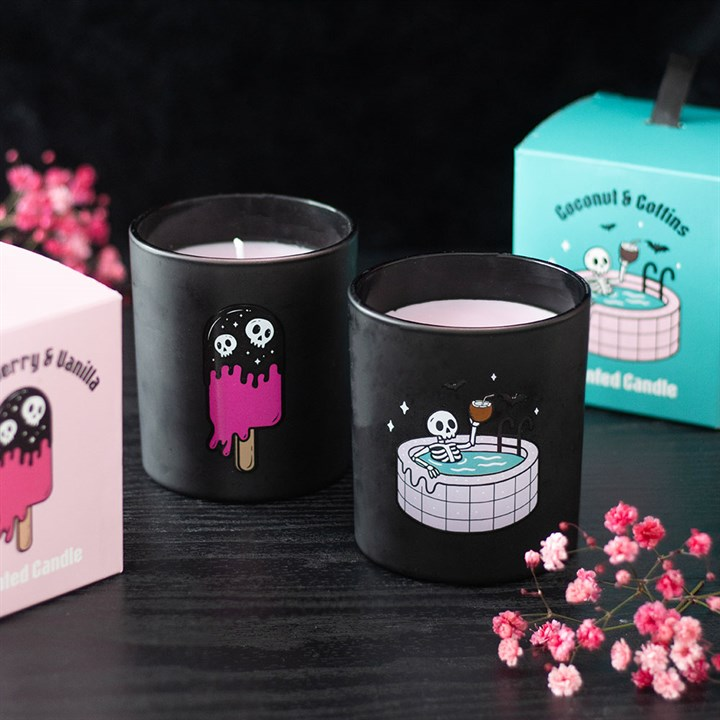 Black Cherry & Vanilla Scented Candle, image 6 of 6