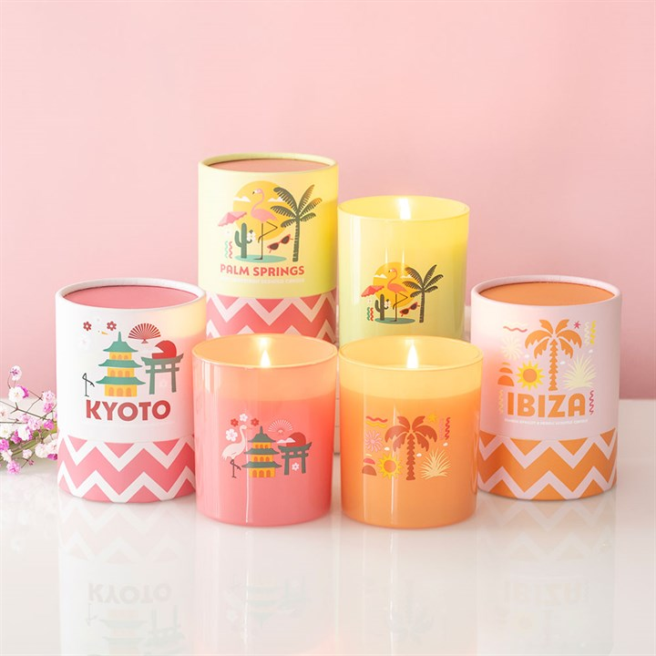 Ibiza Sunrise Apricot & Neroli Scented Candle, image 6 of 6