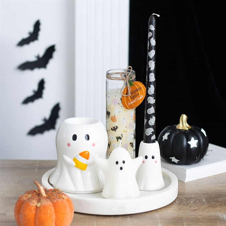 Candy Corn Ghost Oil Burner and Wax Warmer, image 5 of 5