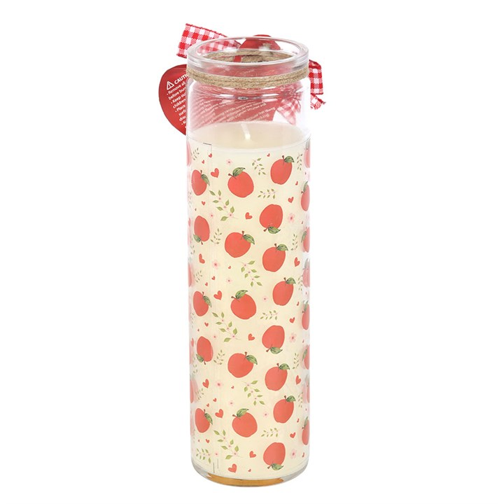 Apple Print Apple Pie Tube Candle, image 3 of 5