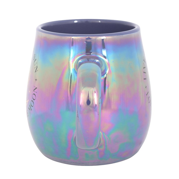 Live by the Sun Love by the Moon Iridescent Mug, image 3 of 6
