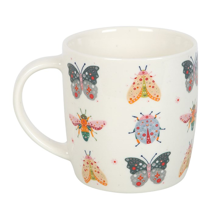 Floral Bug Print Mug, image 2 of 5
