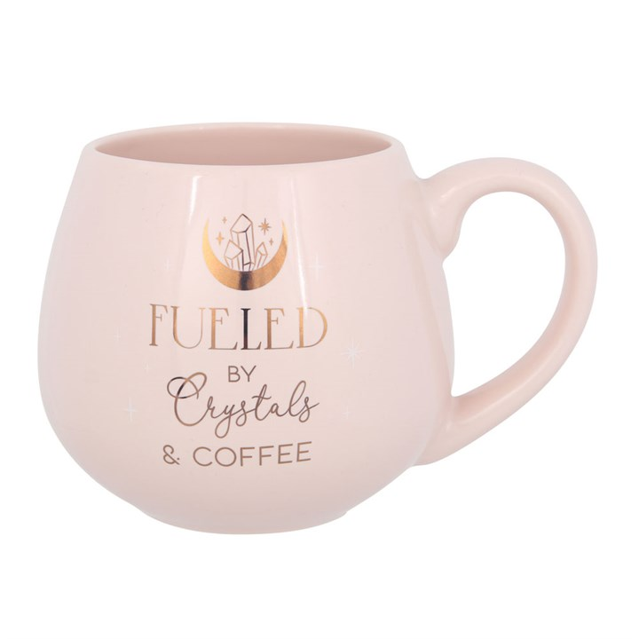Crystals and Coffee Rounded Mug, image 3 of 5
