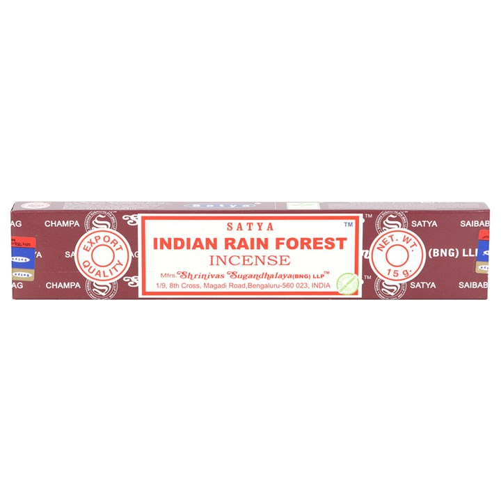 Set of 12 Indian Rain Forest Incense Sticks by Satya (12/50), image 2 of 3