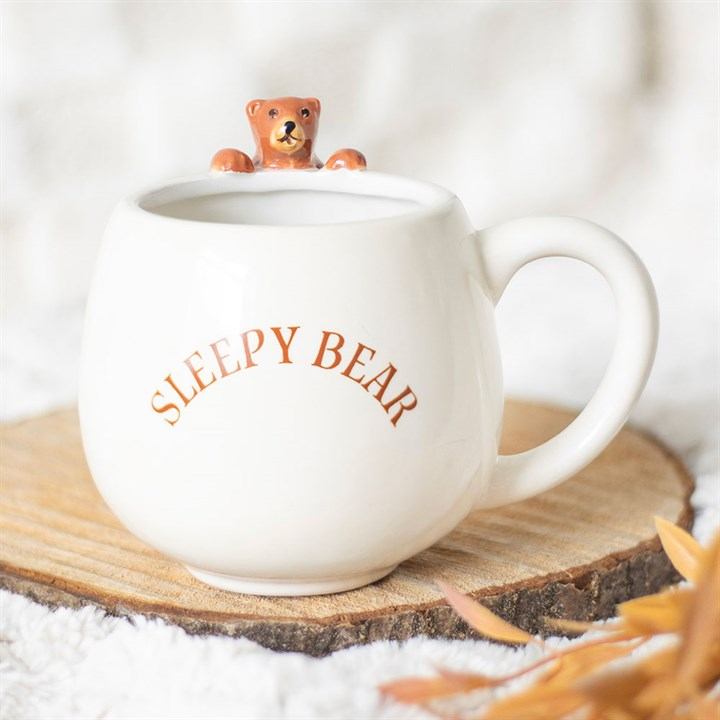 Sleepy Bear Rounded Mug, image 1 of 6