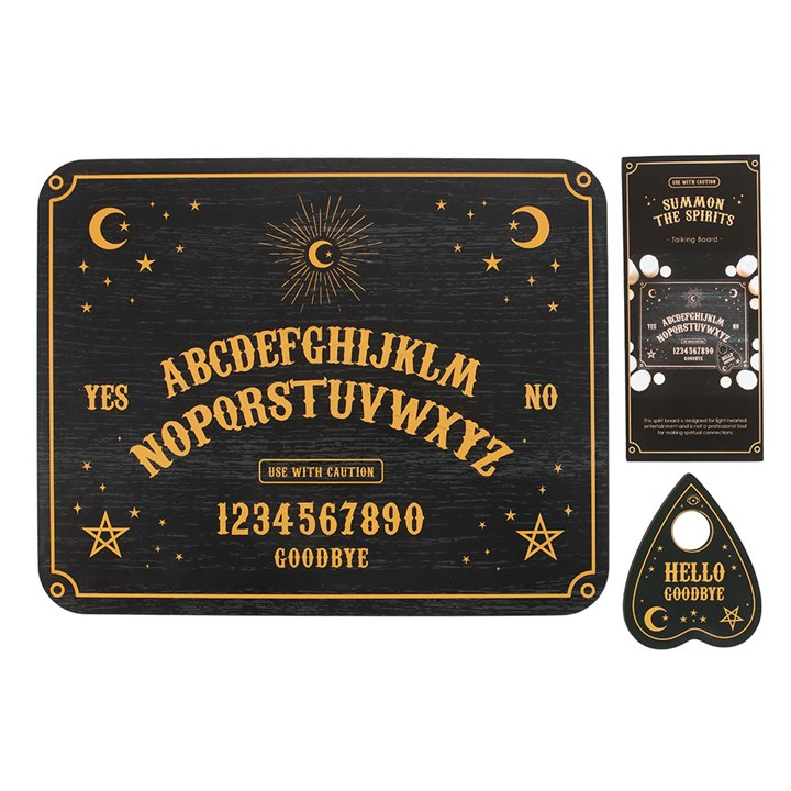 Black Talking Board with Planchette, image 2 of 5