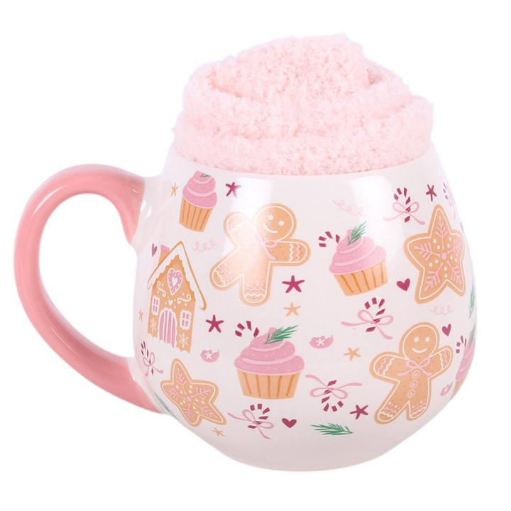 Sugarplum Bakery Print Mug and Socks Set, image 4 of 5