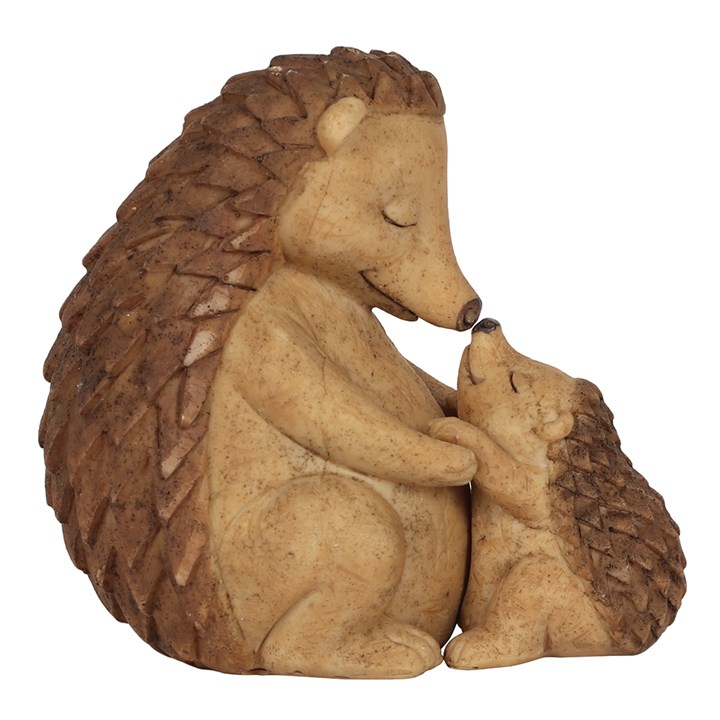 Happy Hoglet Mother and Baby Hedgehog Ornament, image 2 of 4