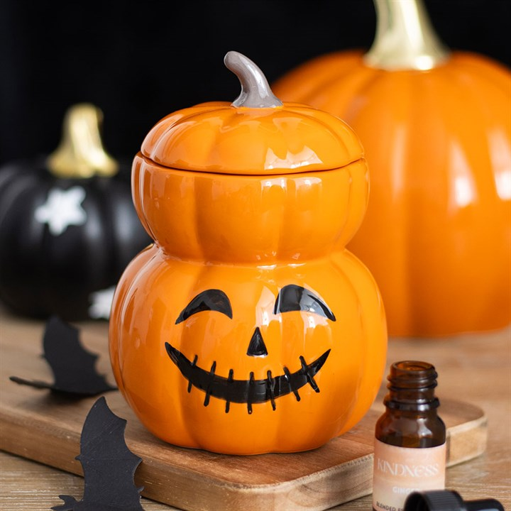 Stacked Pumpkin Oil Burner and Wax Warmer, image 1 of 5