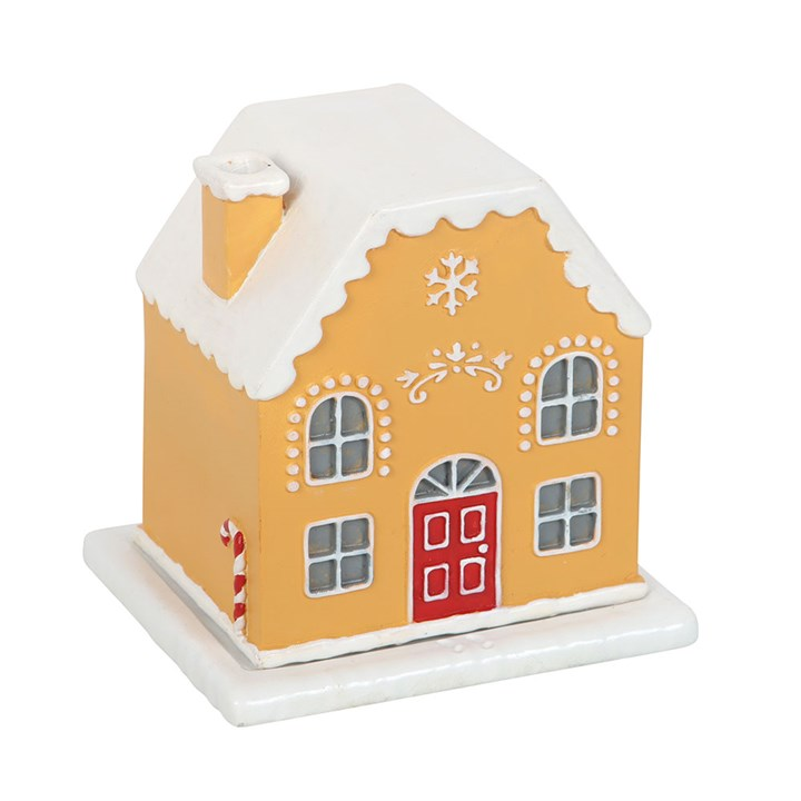 Candy Cane Gingerbread House Incense Cone Holder, image 2 of 5
