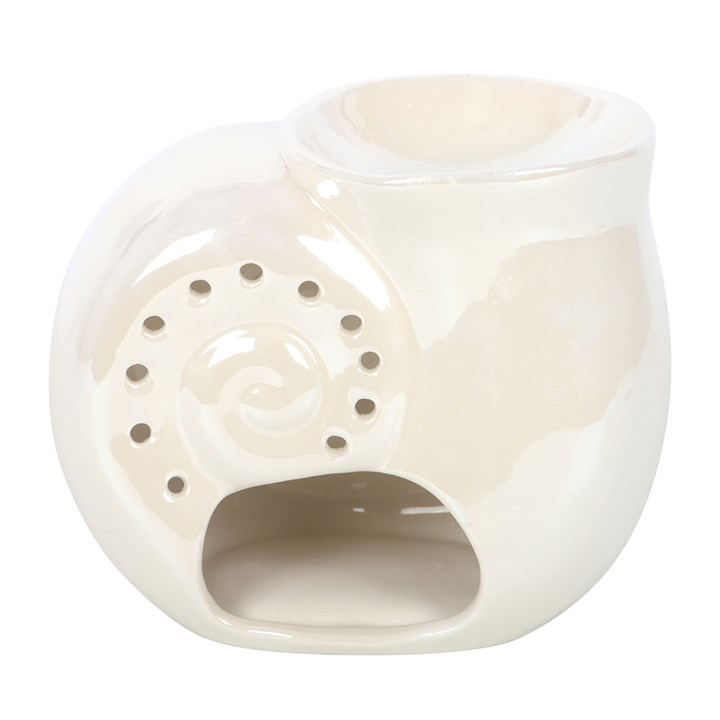 Pearlescent Spiral Shell Oil Burner, image 5 of 6