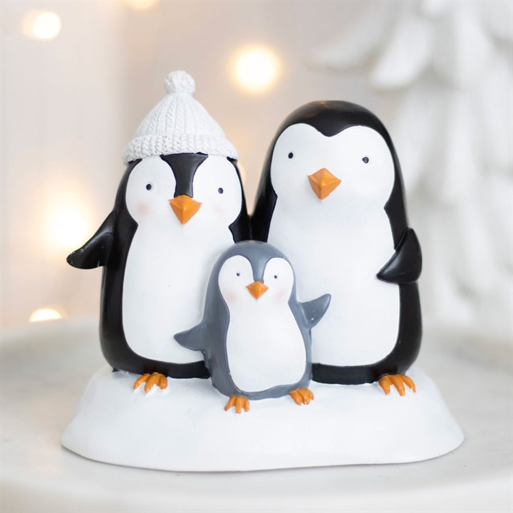 Penguin Family Resin Ornament, image 5 of 5