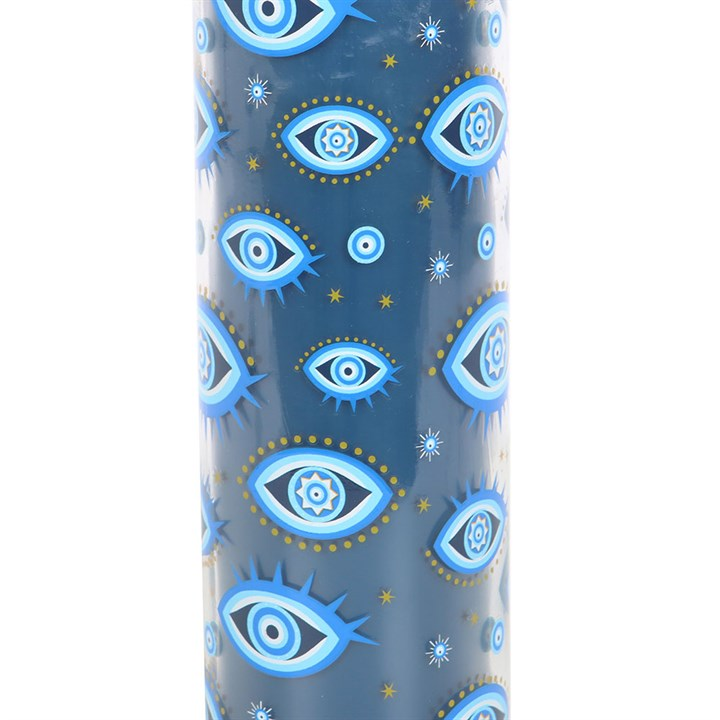 All Seeing Eye Print White Rose Tube Candle, image 4 of 5