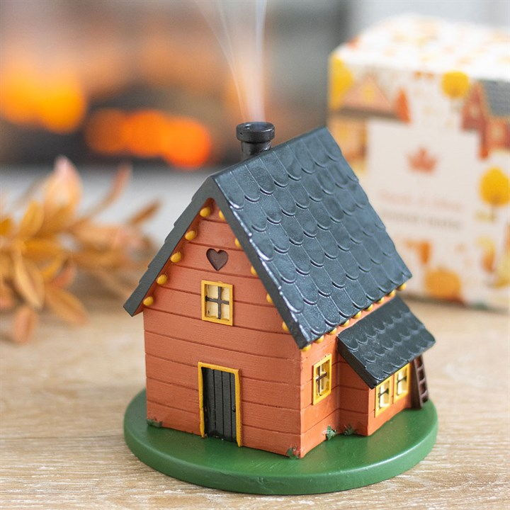 Brown House Incense Cone Burner, image 1 of 6