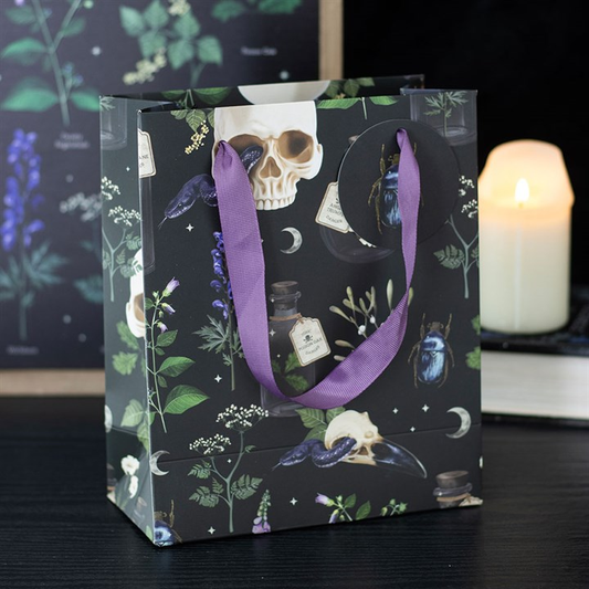 23cm Venom & Vines Print Gift Bag, image 1 of 4