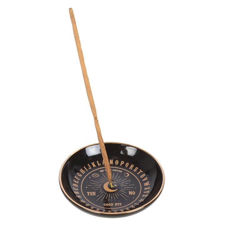 Black Talking Board Incense Holder, image 2 of 6