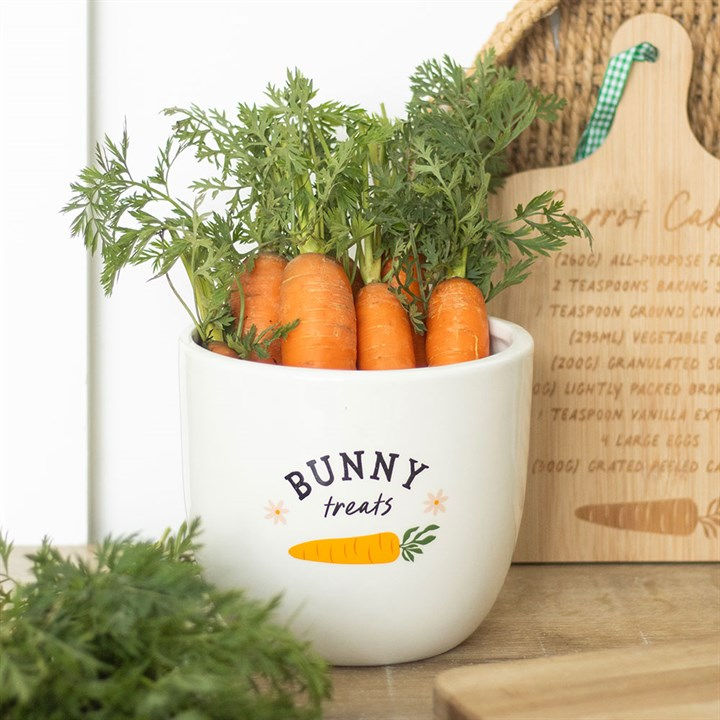 Bunny Treats Ceramic Pot, image 1 of 6