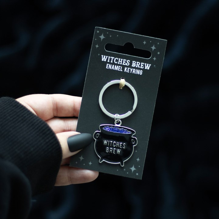Witches Brew Cauldron Keyring, image 1 of 5