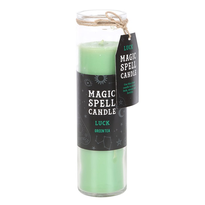 Luck Green Tea Magic Spell Tube Candle, image 3 of 5