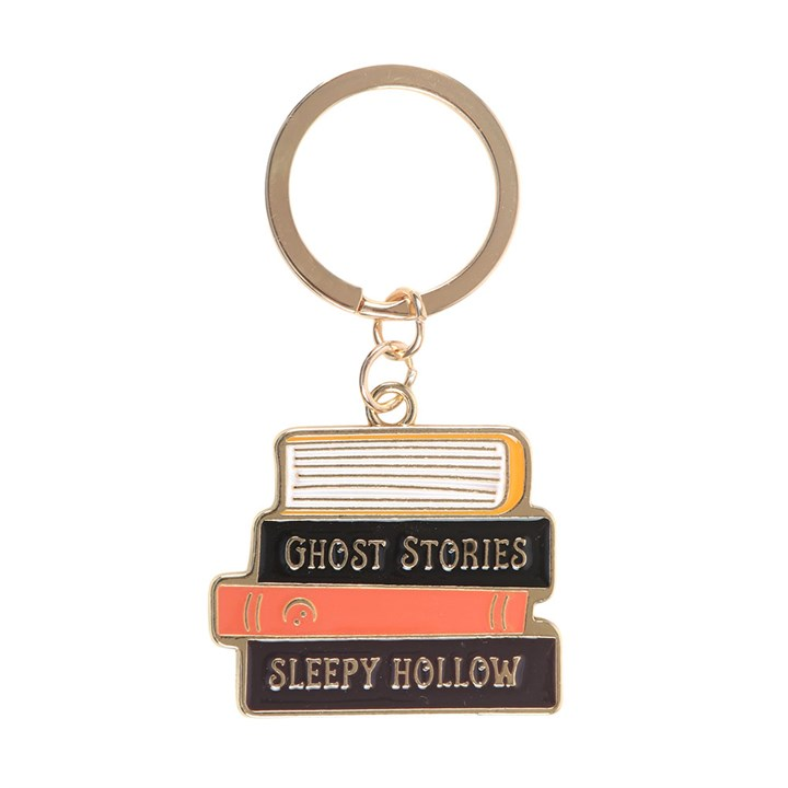 The Haunted Library Book Stack Keyring, image 3 of 5